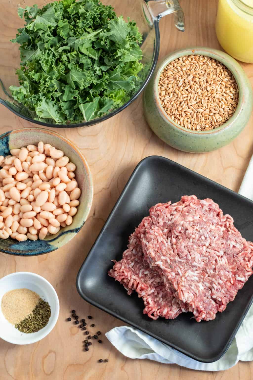 Sausage, Kale, and Farro Soup Plan. Eat. Post. Repeat.