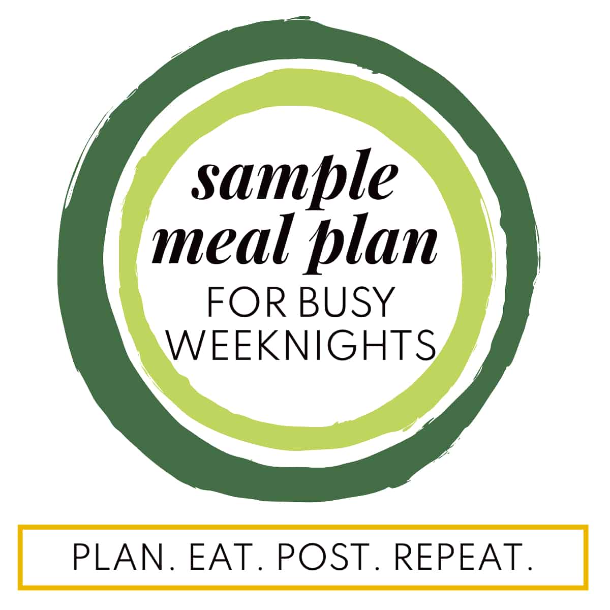 Meal planning made simple plan eat post repeat 